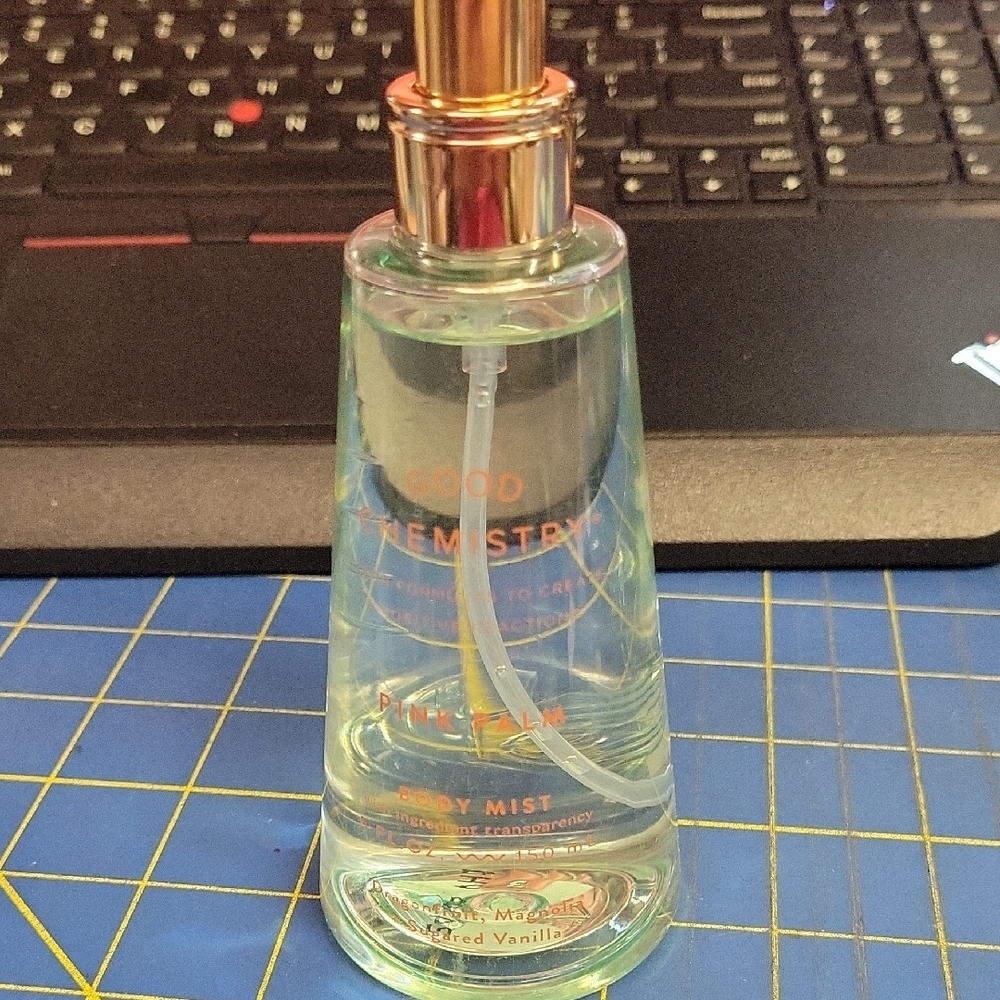 Good Chemistry Body Mist Pink Palm 150ml New No Cap